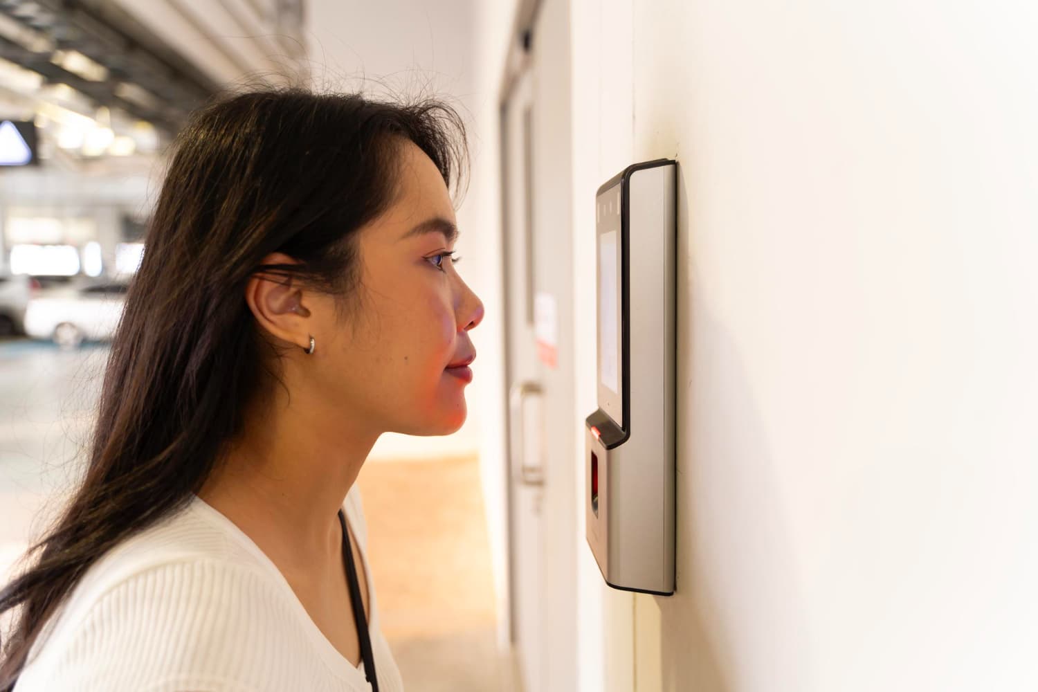 Leitor facial para controle de acesso